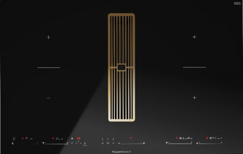 Варочная панель с вытяжкой Kuppersbusch KMI 8590.0 SR Gold